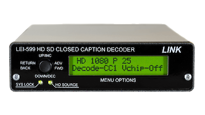 Link Electronics PCD-88 Closed Captioning Decoder *Includes Power Supply* 