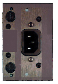 Redundant rear cell for power supplies